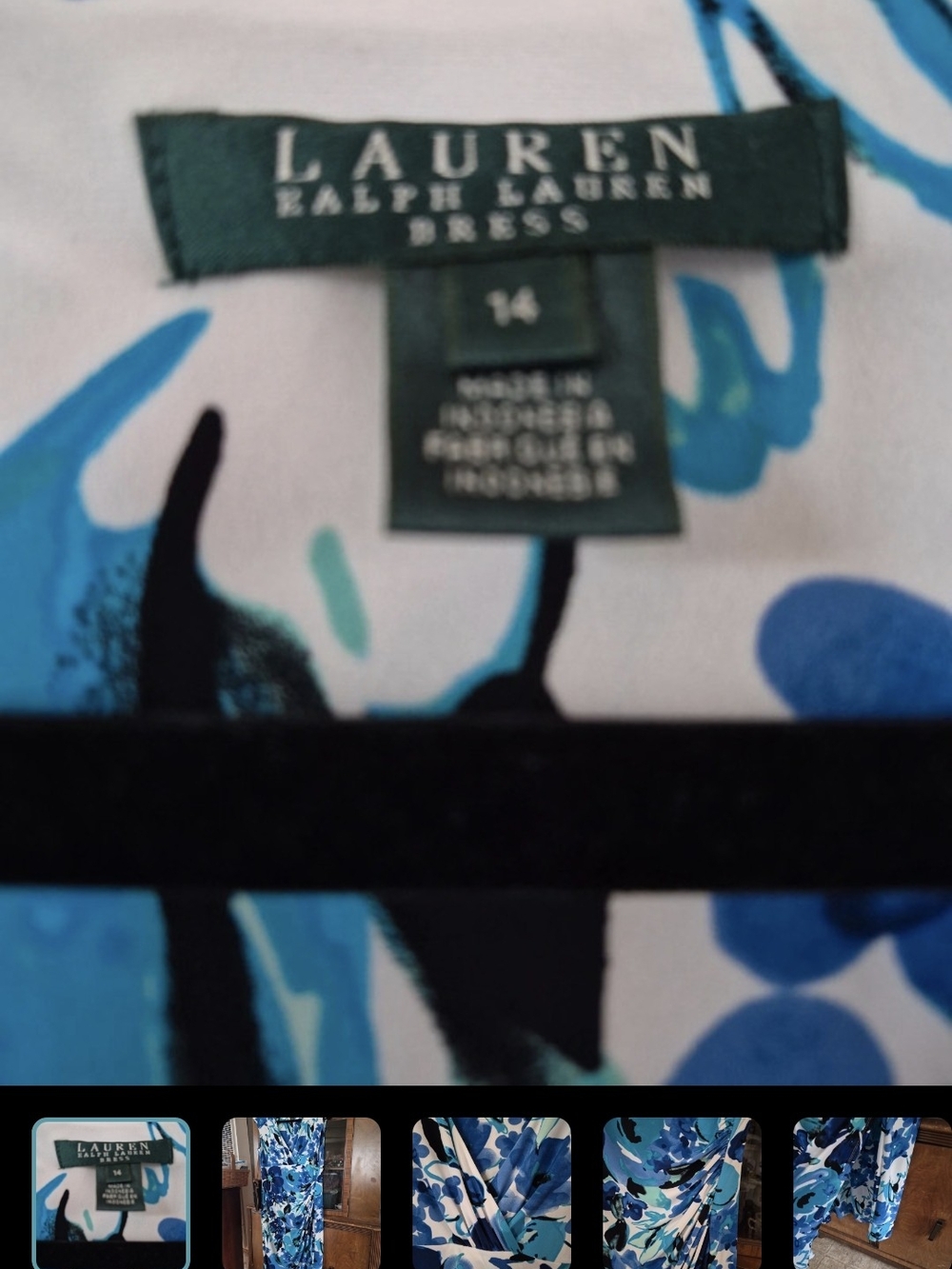 Ralph Lauren Bold Print Dress 14